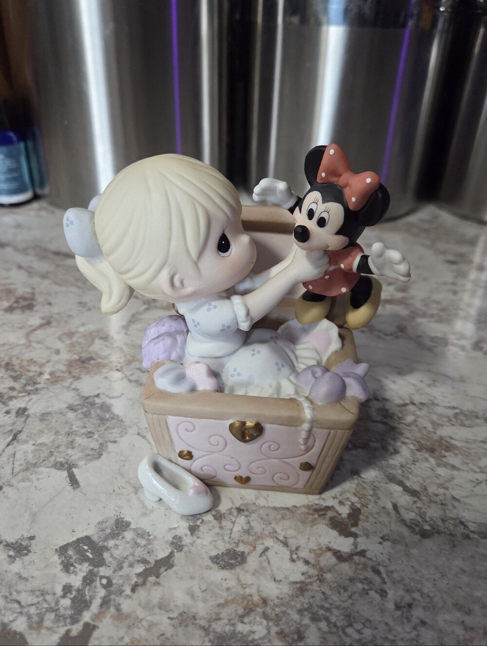 Precious Moments Disney Minnie Mouse Toy Chest, I'm So Happy To Have Found You